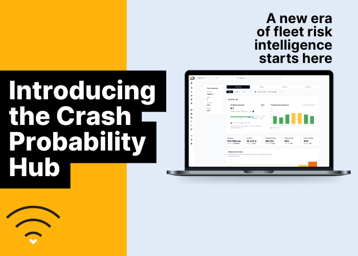 Heading for Fuse Fleet Blog Crash Probability Hub including an image of the Crash Probability Hub dashboard