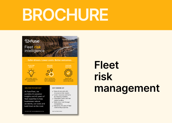 Title for Fuse Fleet Brochure - Fleet risk management - Resources